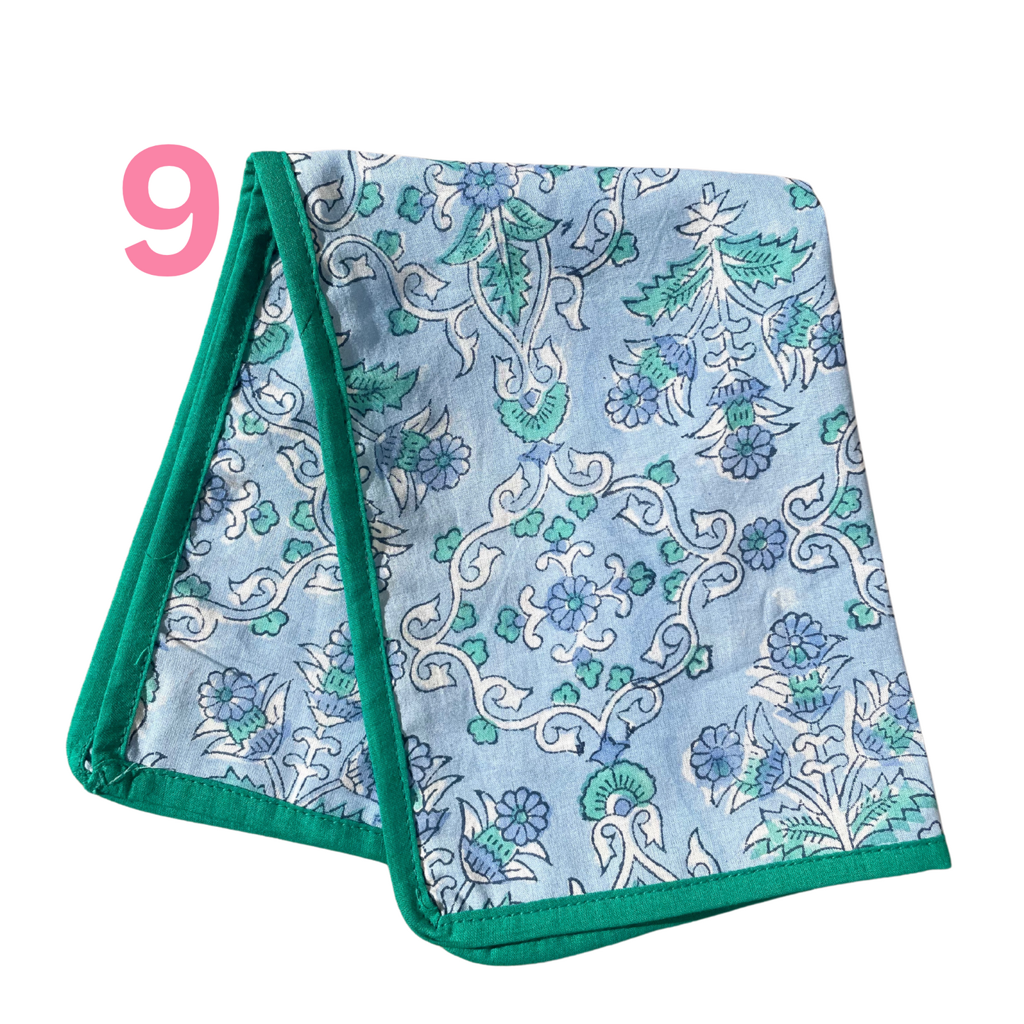 Rattan Purse (Natural) w/ Block Print Bow