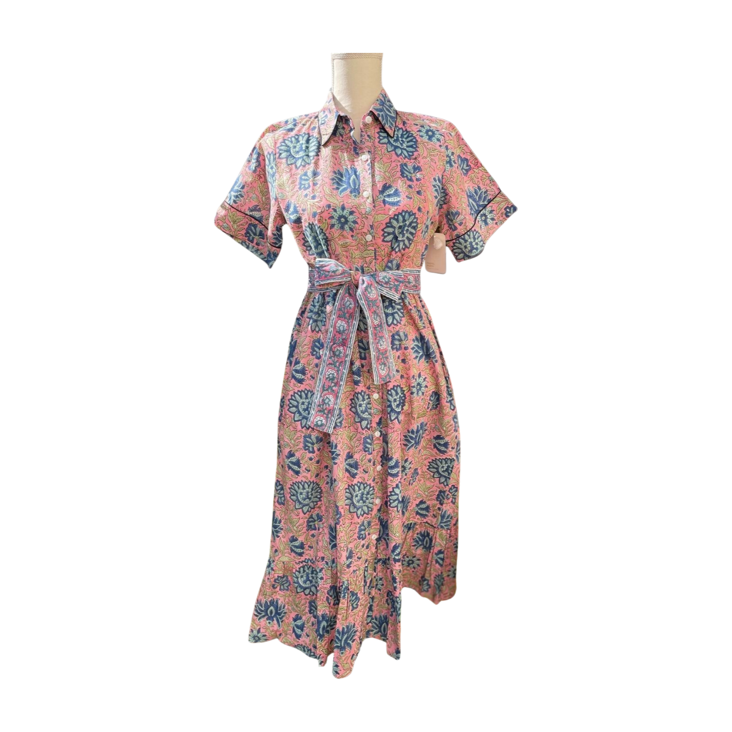 Gisele Shirt Dress (Light Pink)