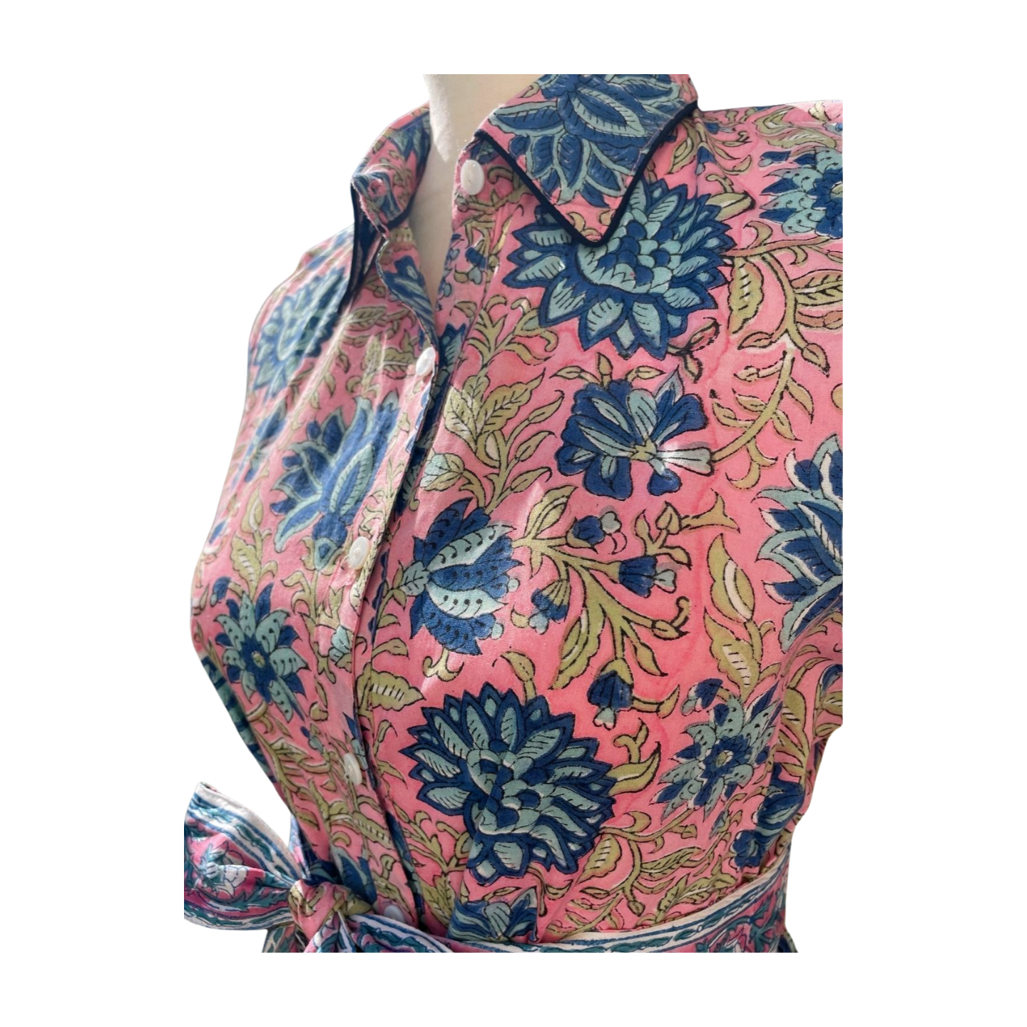 Gisele Shirt Dress (Light Pink)