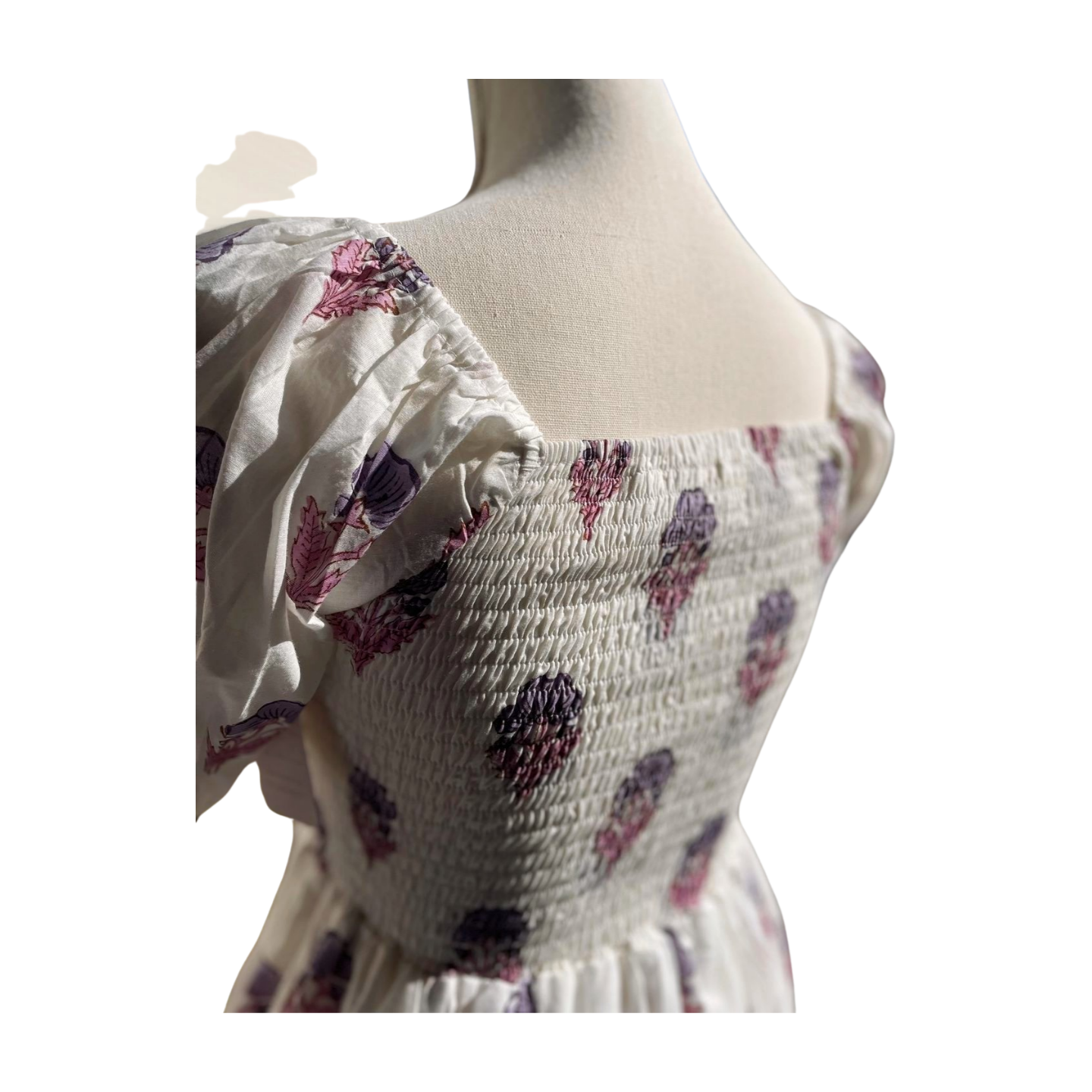 Makenzi Nap Dress (Purple/White)