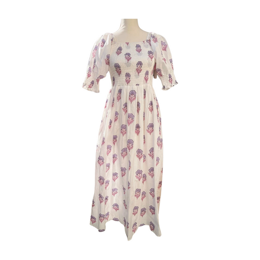 Makenzi Nap Dress (Purple/White)